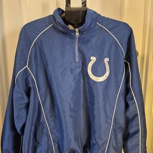 Indianapolis Colts Men's Quarter Zip | XL Blue & White | NFL Gear!